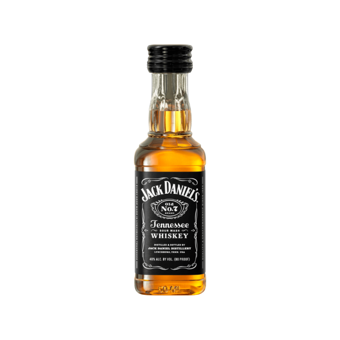 JACK DANIEL’S OLD NO.7 WHISKEY 0,05L (MINI) PLASTIKOWA BUTELECZKA