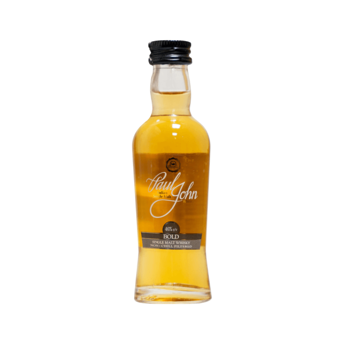 PAUL JOHN BOLD WHISKY SINGLE MALT 0,05L