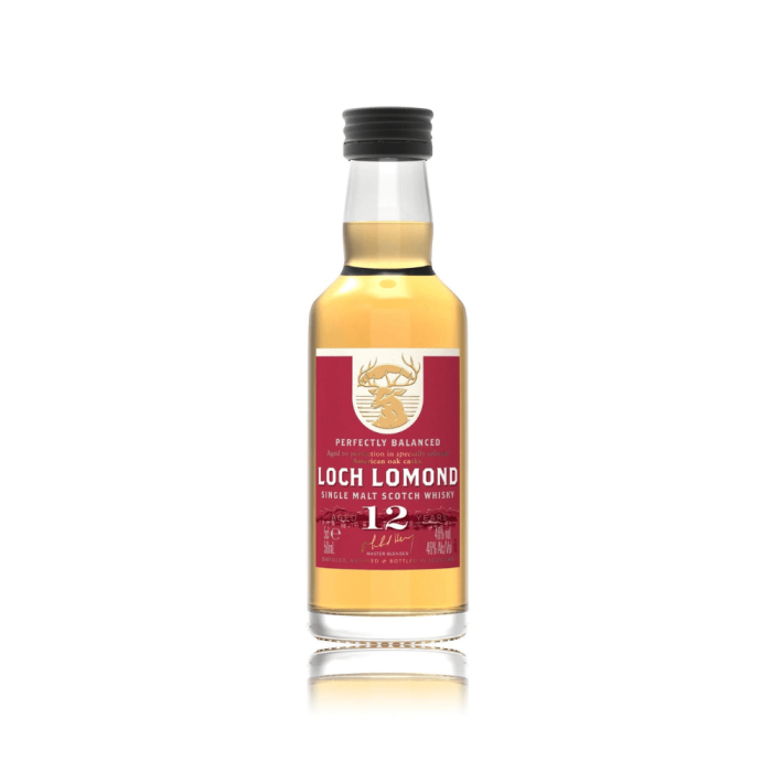 LOCH LOMOND 12YO SINGLE MALT SCOTCH WHISKY 0,05L