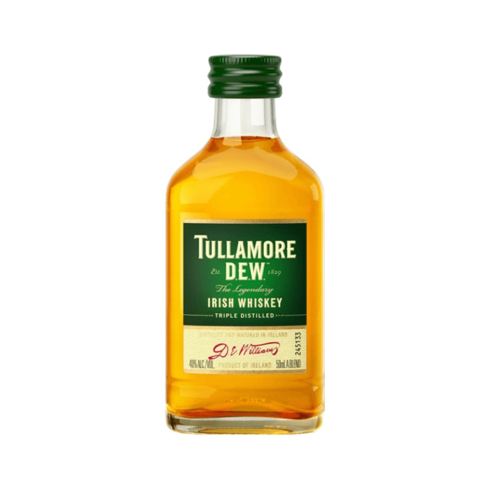 TULLAMORE D.E.W. WHISKEY 0,05L