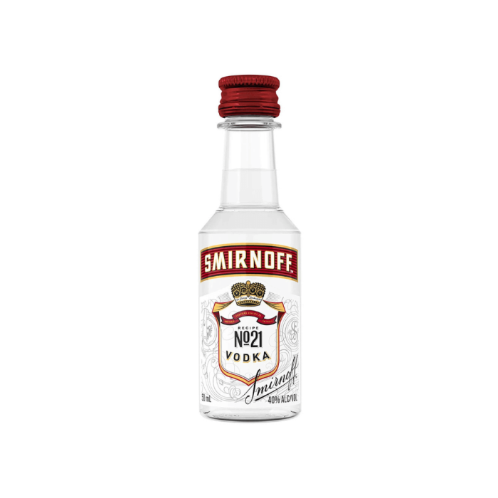 SMIRNOFF RED IMPORT VODKA 0,05L