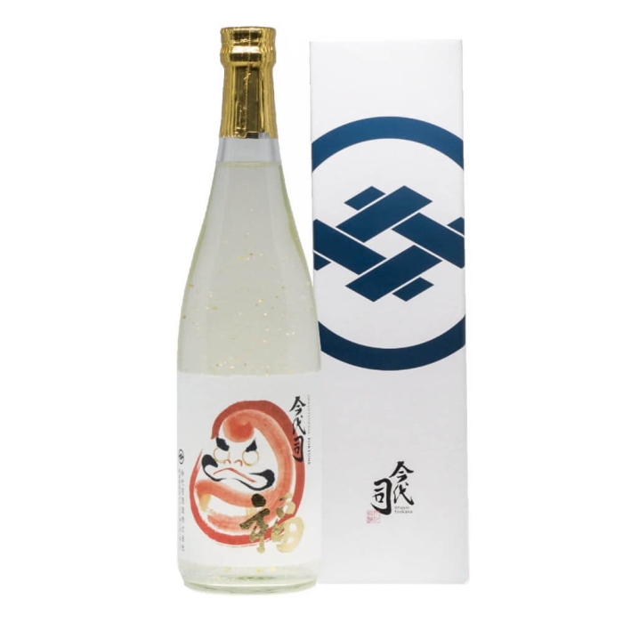 SAKE IMAYO - GOLD LEAVES JUNMAI 0,72L + KARTON