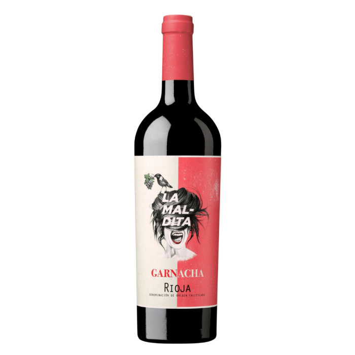 LA MALDITA GARNACHA TINTO RIOJA WINO HISZPAŃSKIE WYTRAWNE 0,75L