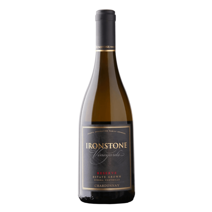 WINO KALIFORNIJSKIE IRONSTONE RESERVE CHARDONNAY USA 0,75L