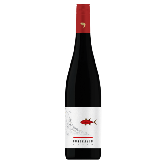 CONTRASTO ROSSO TERRE SICILLIANE IGT WINO WŁOSKIE WYTRAWNE 0,75L