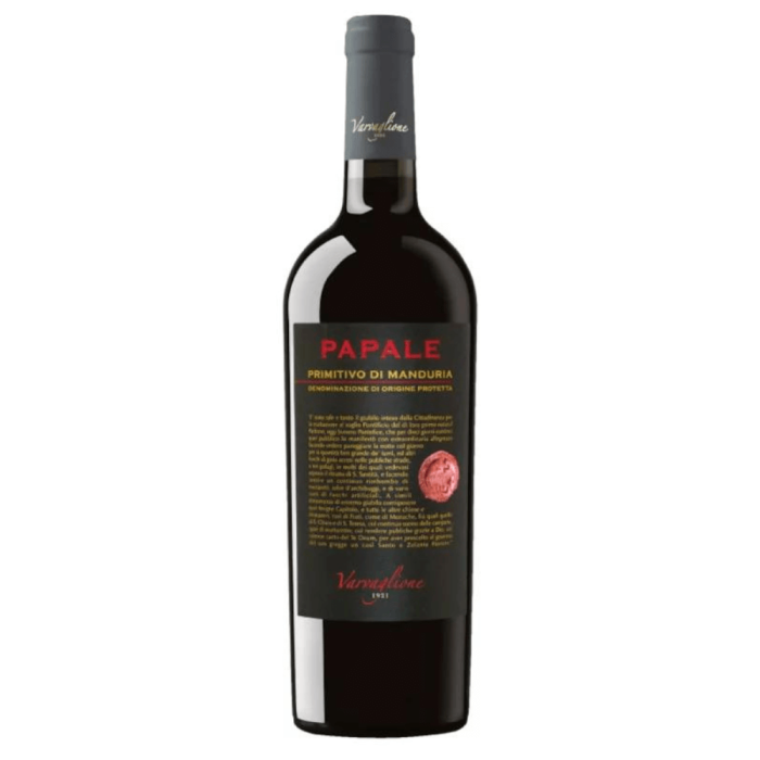 PAPALE PRIMITIVO DI MANDURIA D.O.P. VARVAGLIONE WINO WŁOSKIE WYTRAWNE 0,75L