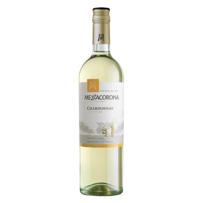 MEZZACORONA CLASSICI CHARDONNAY WINO WŁOSKIE WYTRAWNE 0,75L