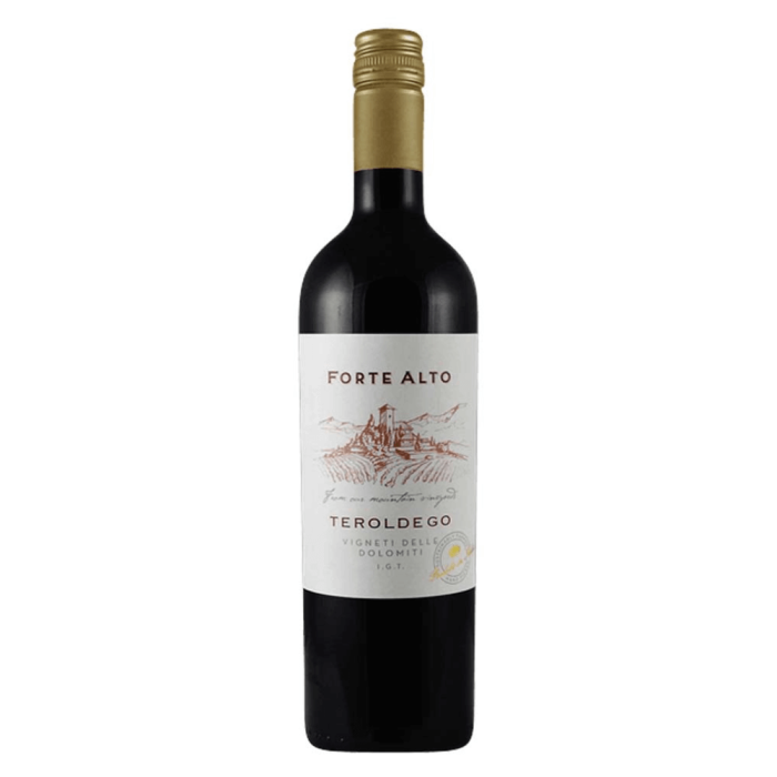 FORTE ALTO TEROLDEGO VIGNETI DELLE DOLOMITI IGT WINO WŁOSKIE WYTRAWNE 0,75L