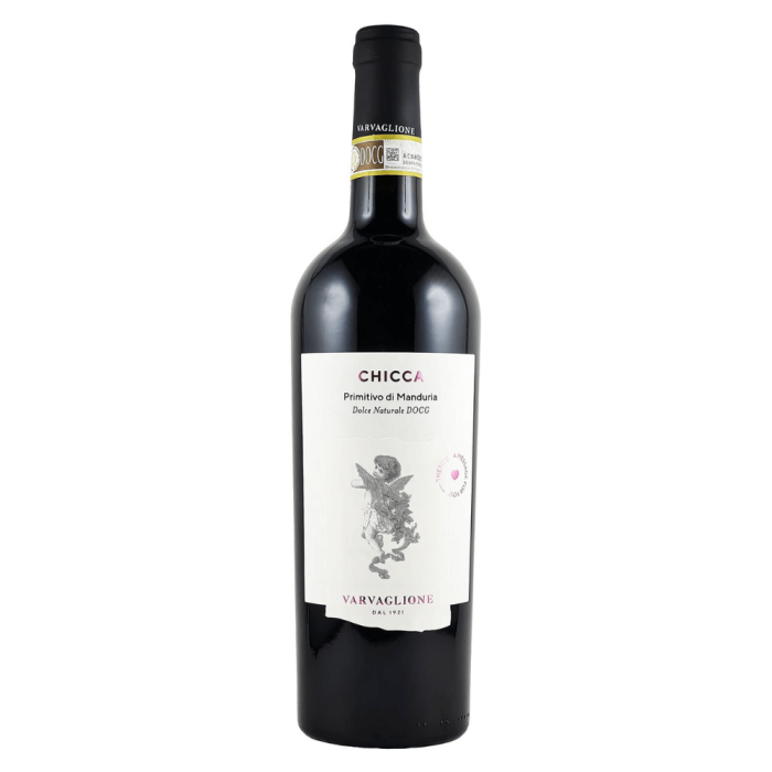VARVAGLIONE CHICCA PRIMITIVO DI MANDURIA DOLCE NATURALE WINO WŁOSKIE SŁODKIE 0,75L