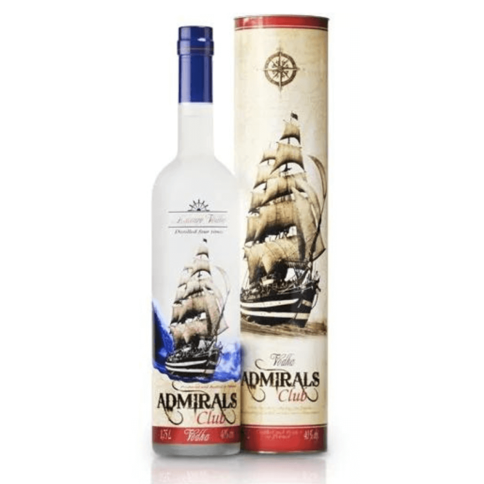ADMIRALS CLUB VODKA 1,75L + TUBA