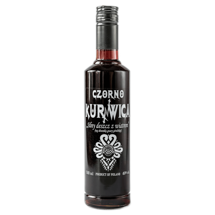 CZORNO KURNWICA WÓDKA 0,5L