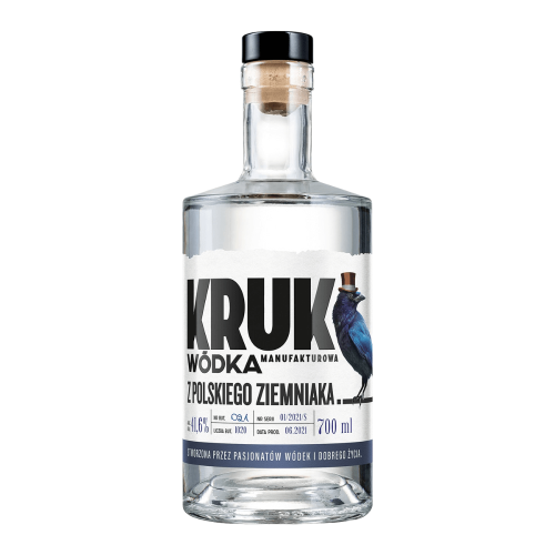 KRUK WÓDKA MANUFAKTUROWA Z POLSKIEGO ZIEMNIAKA 0,7L + OPAKOWANIE