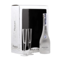 PRAVDA VODKA 350 ML + 2 KIELISZKI - STEAM GLASS