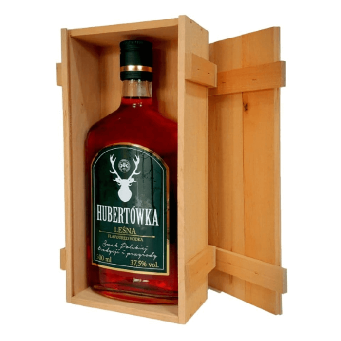 HUBERTÓWKA LEŚNA 0,5L + SKRZYNKA