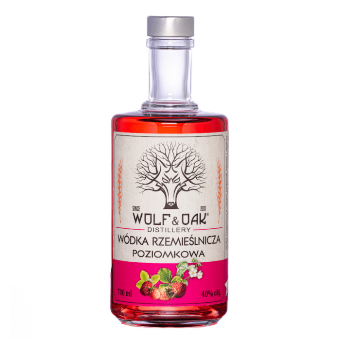 WÓDKA POZIOMKOWA WOLF & OAK 0,7L