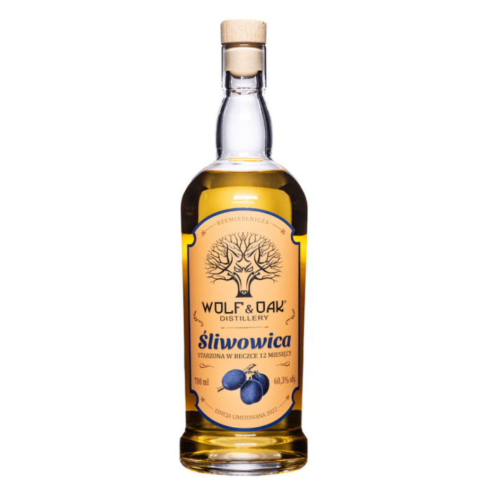 ŚLIWOWICA STARZONA W BECZCE WOLF & OAK 0,7L