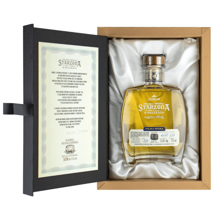 POLSKA WÓDKA STARZONA W BECZKACH / SAUTERNES 2021