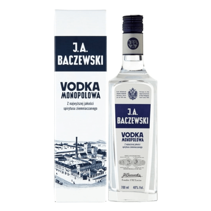 J.A. BACZEWSKI VODKA 0,7L + KARTON