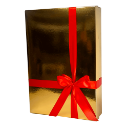 PUDEŁKO LAMINOWANE ZŁOTE