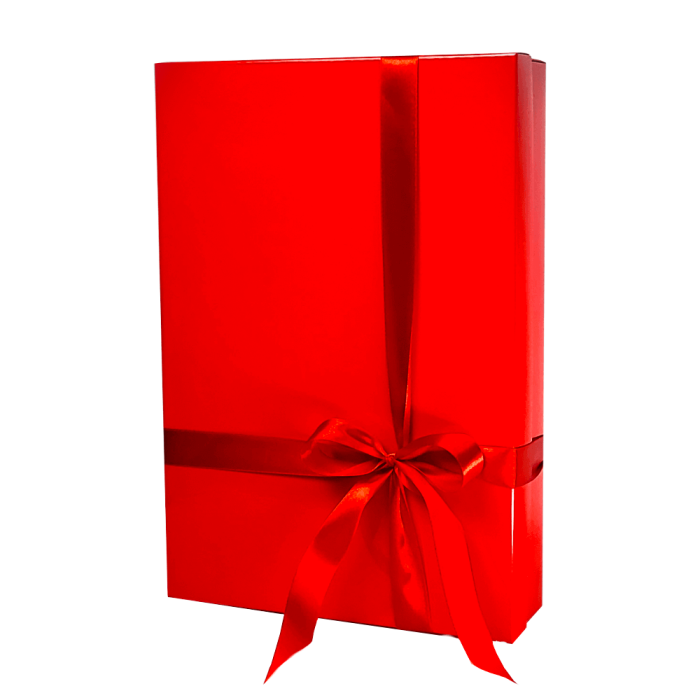 PUDEŁKO LAMINOWANE CZERWONE