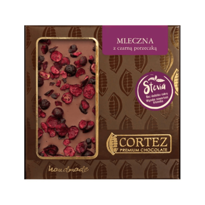 CORTEZ CZEKOLADA MLECZNA 43,7% + CZARNA PORZECZKA 85G