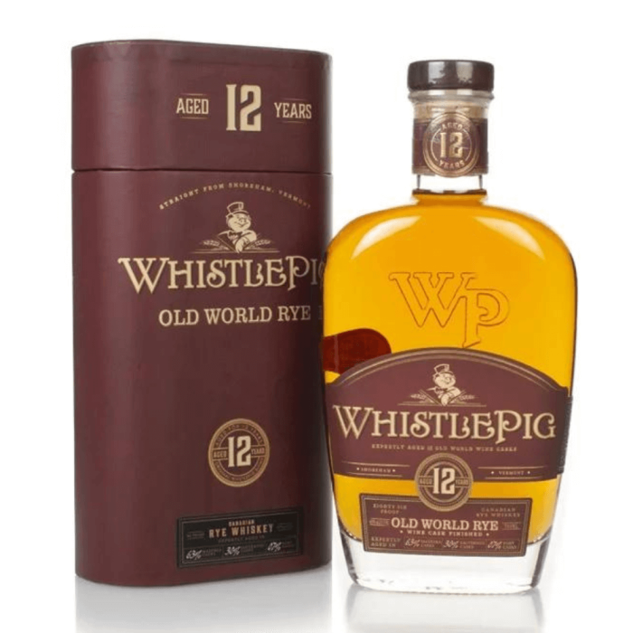 WHISTLE PIG 12 YO OLD WORLD RYE WHISKEY 0,7L + OPAKOWANIE