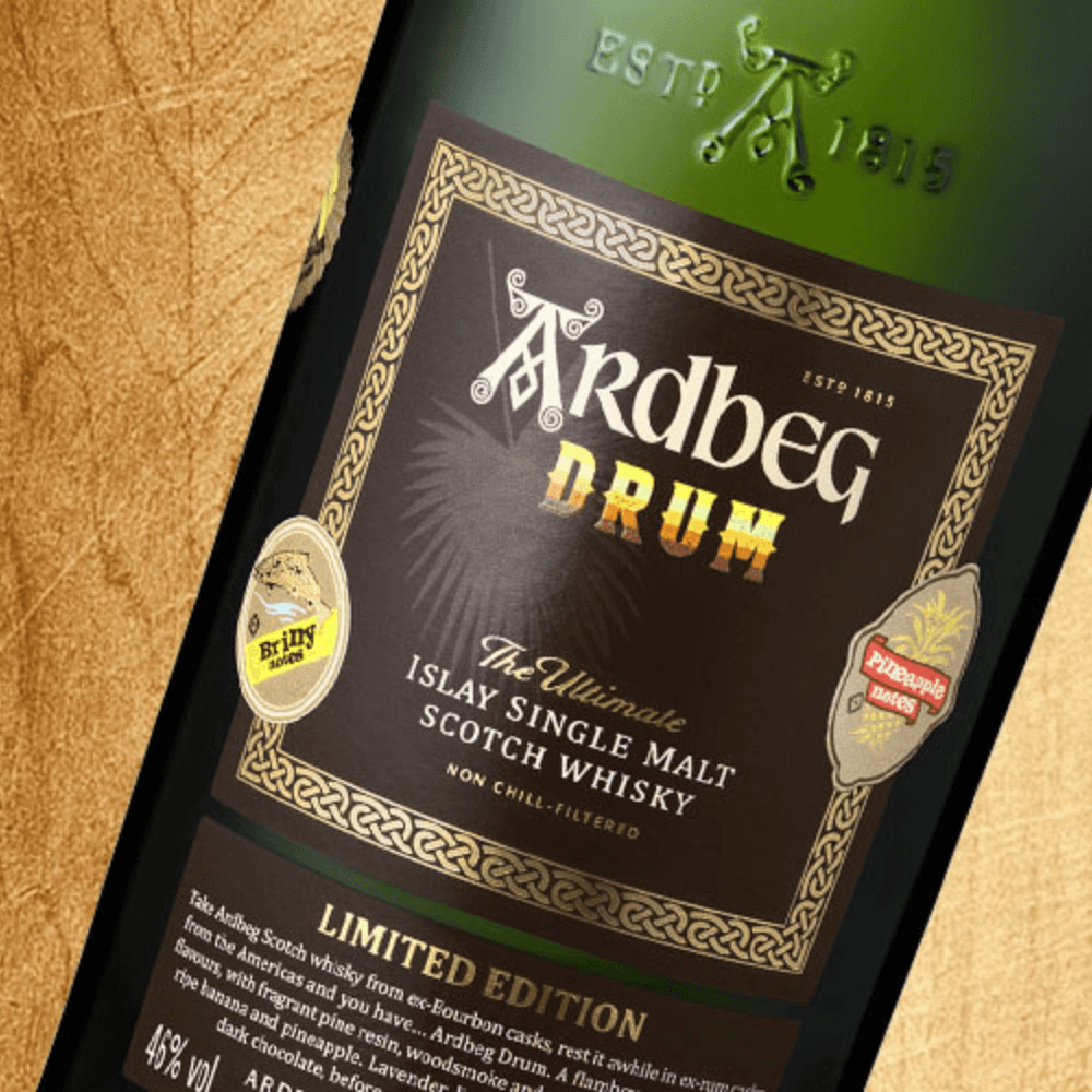 ARDBEG DRUM WHISKY SINGLE MALT 0,7L + KARTON - Sklep online