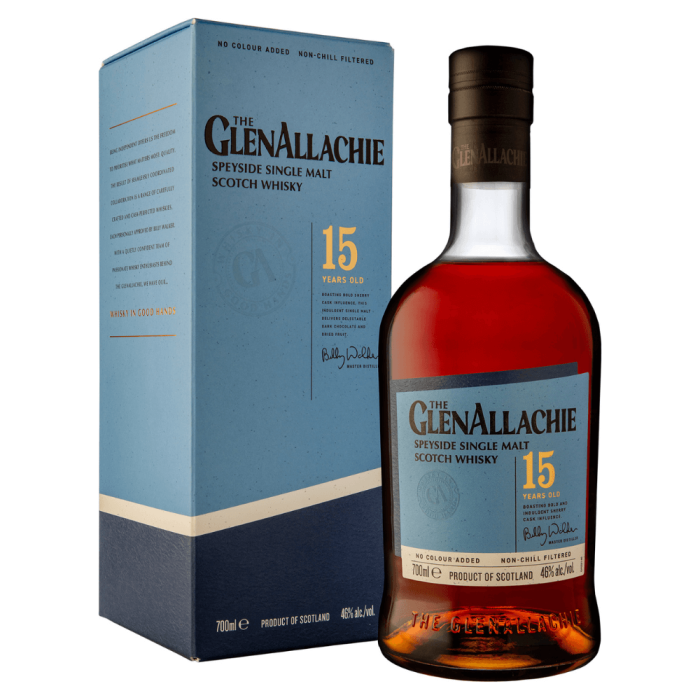 GLENALLACHIE 15YO WHISKY SINGLE MALT 0,7L