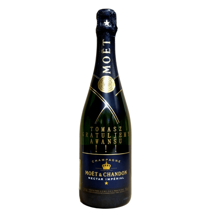 Szampan MOET & CHANDON NECTAR IMPERIAL 0,75L + PERSONALIZACJA