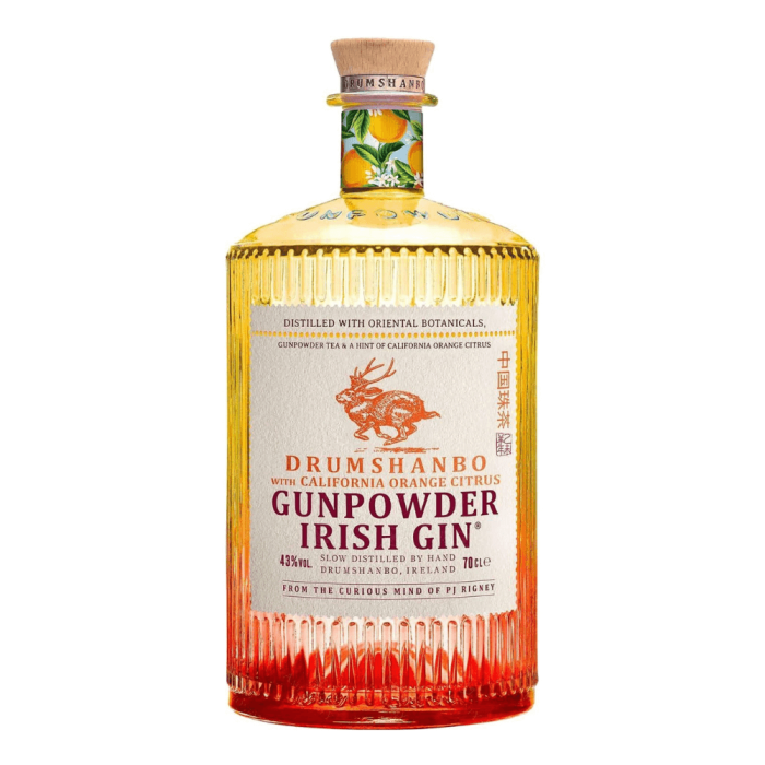 DRUMSHANBO GUNPOWDER ORANGE IRISH GIN 0,7L