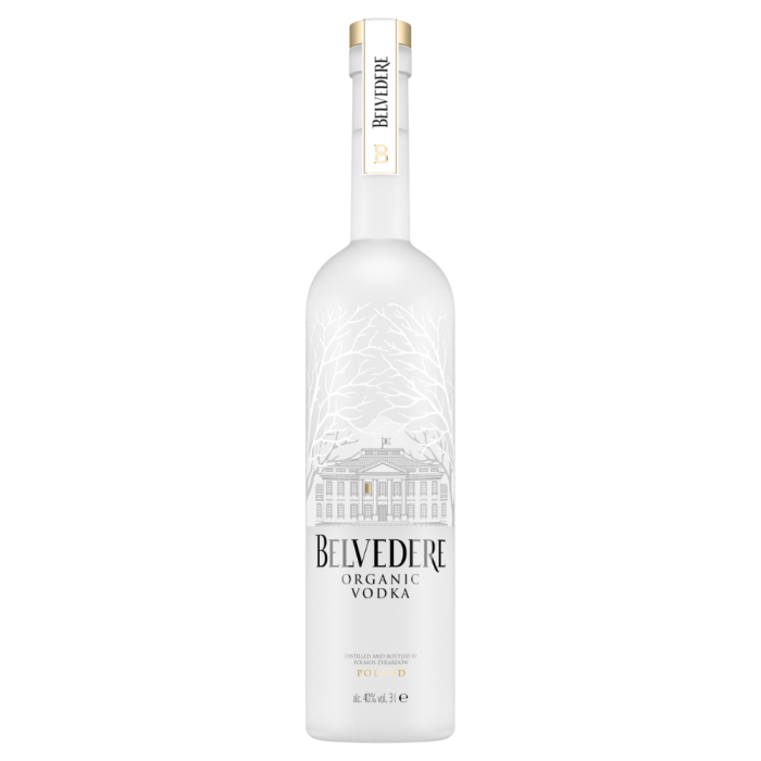 BELVEDERE ORGANIC VODKA 3L + KARTONIK
