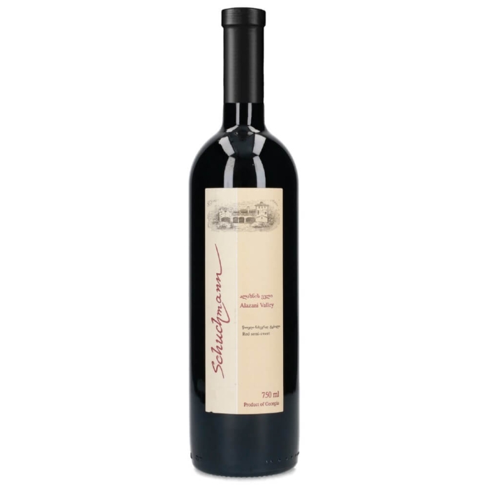SCHUCHMAN ALAZANI VALLEY RED WINO GRUZIŃSKIE PÓŁSŁODKIE 0,75L