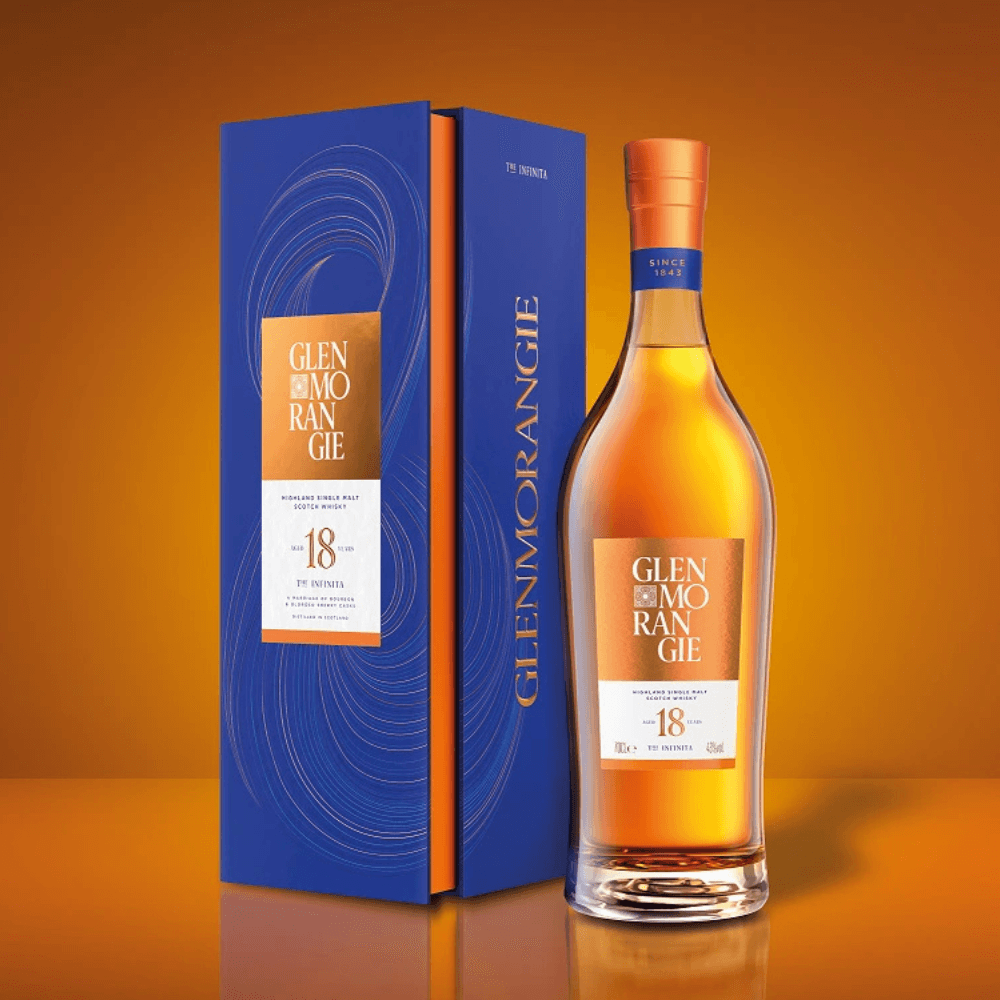 GLENMORANGIE 18YO EXTREMELY RARE WHISKY 0,7L + KARTON - Sklep