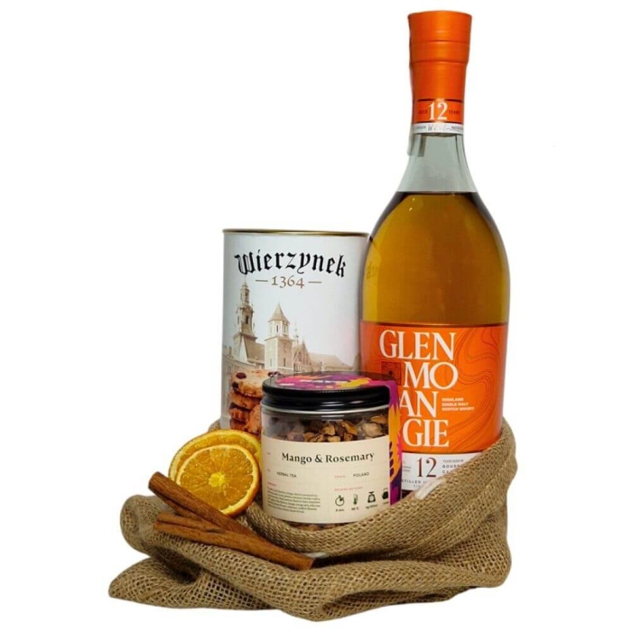 ZESTAW PREZENTOWY „SZKOCKA KLASYKA” - WHISKY GLENMORANGIE 12YO THE ORIGINAL