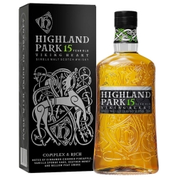 HIGHLAND PARK 15YO WHISKY SINGLE MALT 0,7L + OPAKOWANIE