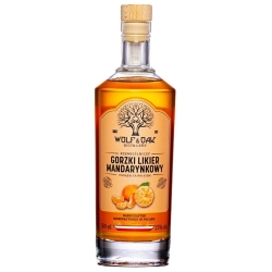 GORZKI LIKIER MANDARYNKOWY WOLF & OAK  0,5L MANDARYNKOWA GORYCZ W NAJLEPSZYM WYDANIU