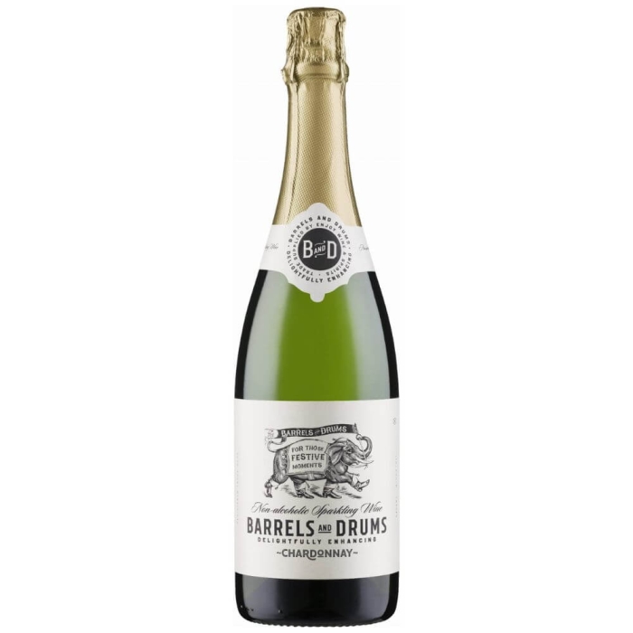 BARRELS AND DRUMS CHARDONNAY SPARKLING BEZALKOHOLWY 0,75L