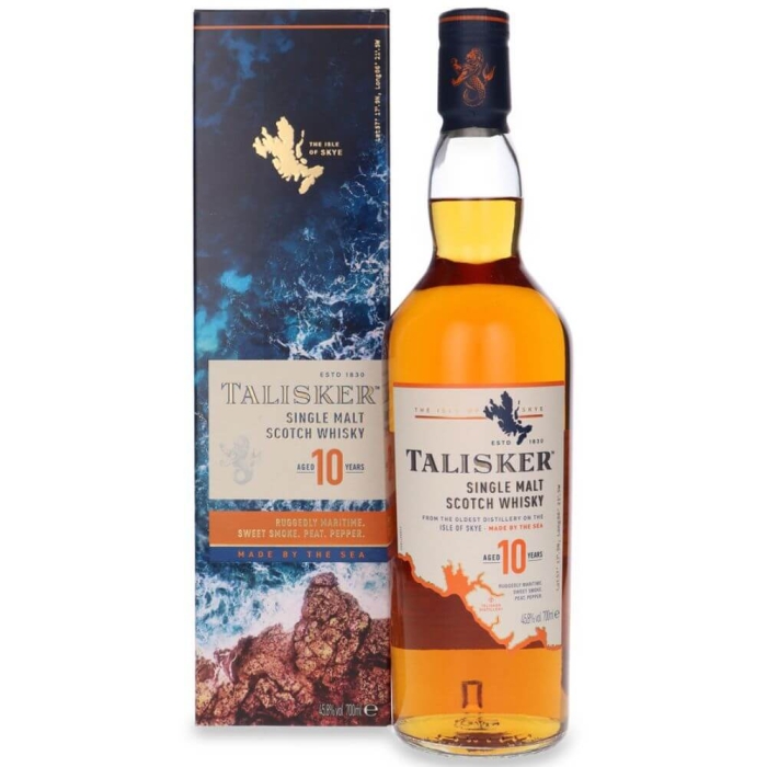 TALISKER 10YO WHISKY SINGLE MALT 0,7L + KARTONIK