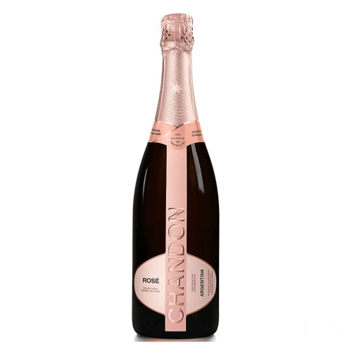 CHANDON ROSE BRUT RÓŻOWE WYTRAWNE WINO MUSUJĄCE ARGENTYŃSKIE 0,75L OWOCOWA FINEZJA Z DOLINY UCO
