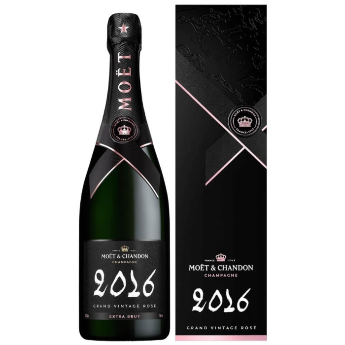Szampan MOET&amp;CHANDON GRAND VINTAGE ROSE 2012 12,5% + OPAKOWANIE