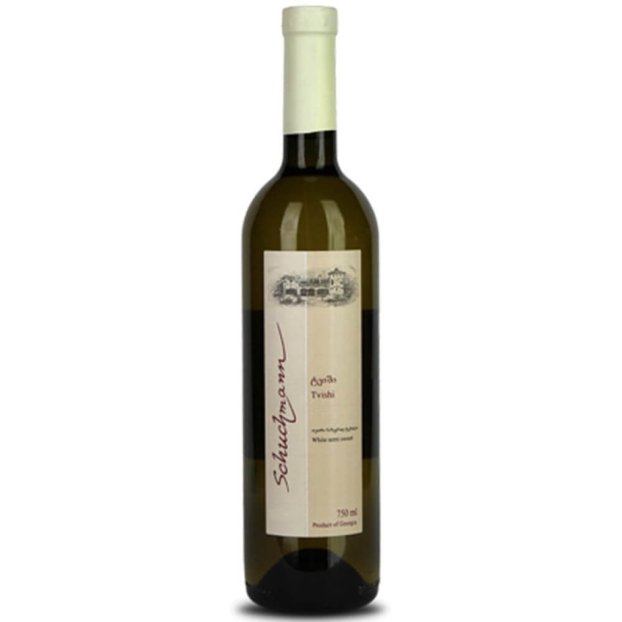 IVERIA VALLEY SCHUCHMANN TIFLIS BLANCO WINO GRUZIŃSKIE PÓŁWYTRAWNE 0,75L DELIKATNA NUTA KAUKAZU
