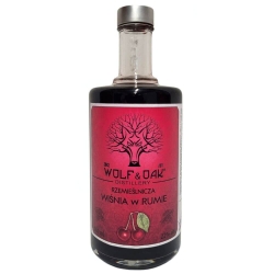 NALEWKA WIŚNIA W RUMIE WOLF & OAK DISTILLERY 0,5L