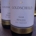 MOSELLAND GOLDSCHILD RIESLING TROCKEN WINO NIEMIECKIE WYTRAWNE 0,75L