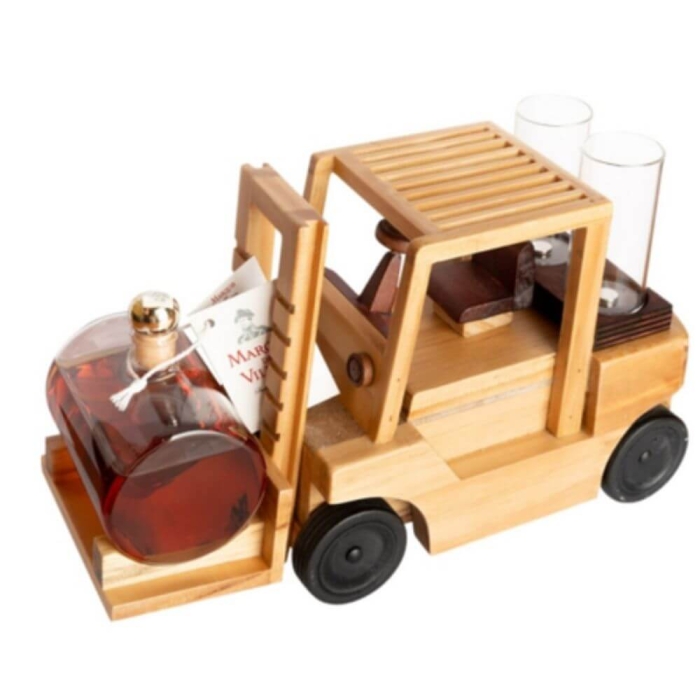 BRANDY 0,2L - WÓZEK WIDŁOWY Z KIELISZKAMI