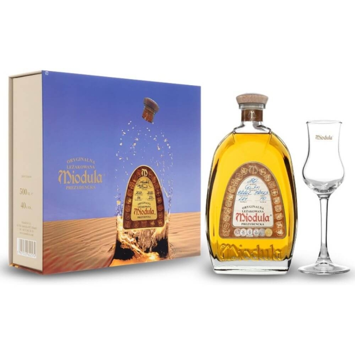 MIODULA PREZYDENCKA 0,5L SPLASH + 1 KIELISZEK