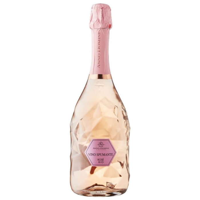 DIAMANTE ANNO DOMINI ROSE BIO 0,75L RÓŻOWE PÓŁWYTRAWNE EXTRA DRY
