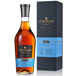 CAMUS VSOP INTENSELY AROMA COGNAC 0,7L + OPAKOWANIE UNIKALNY KONIAK BOGATY W ESTRY I NUTY OWOCOWE