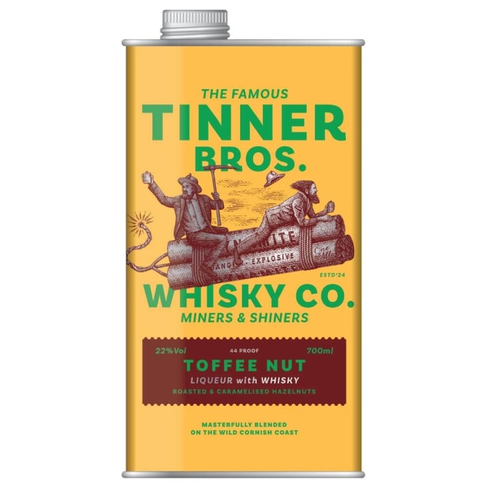 TINNER BROS TOFFEE NUT WHISKY LIQUEUR 0,7L