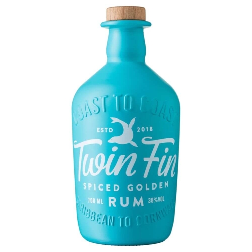 TWIN FIN SPICED GOLDEN RUM 0,7L KARAIBSKI CHARAKTER I SURFERSKI KLIMAT W KAŻDEJ BUTELCE