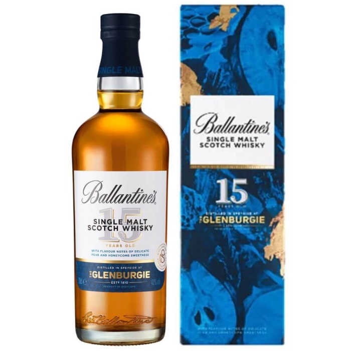 BALLANTINES THE GLENBURGIE 15YO WHISKY SINGLE MALT
